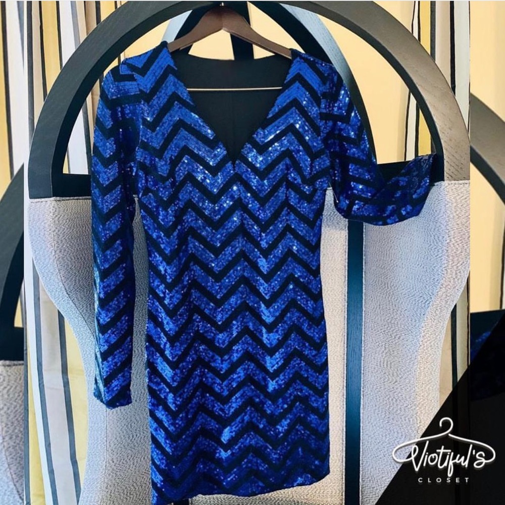 ue Sequin Cocktail Dresses,Sexy Long Sleeve Women Short Party Dress.